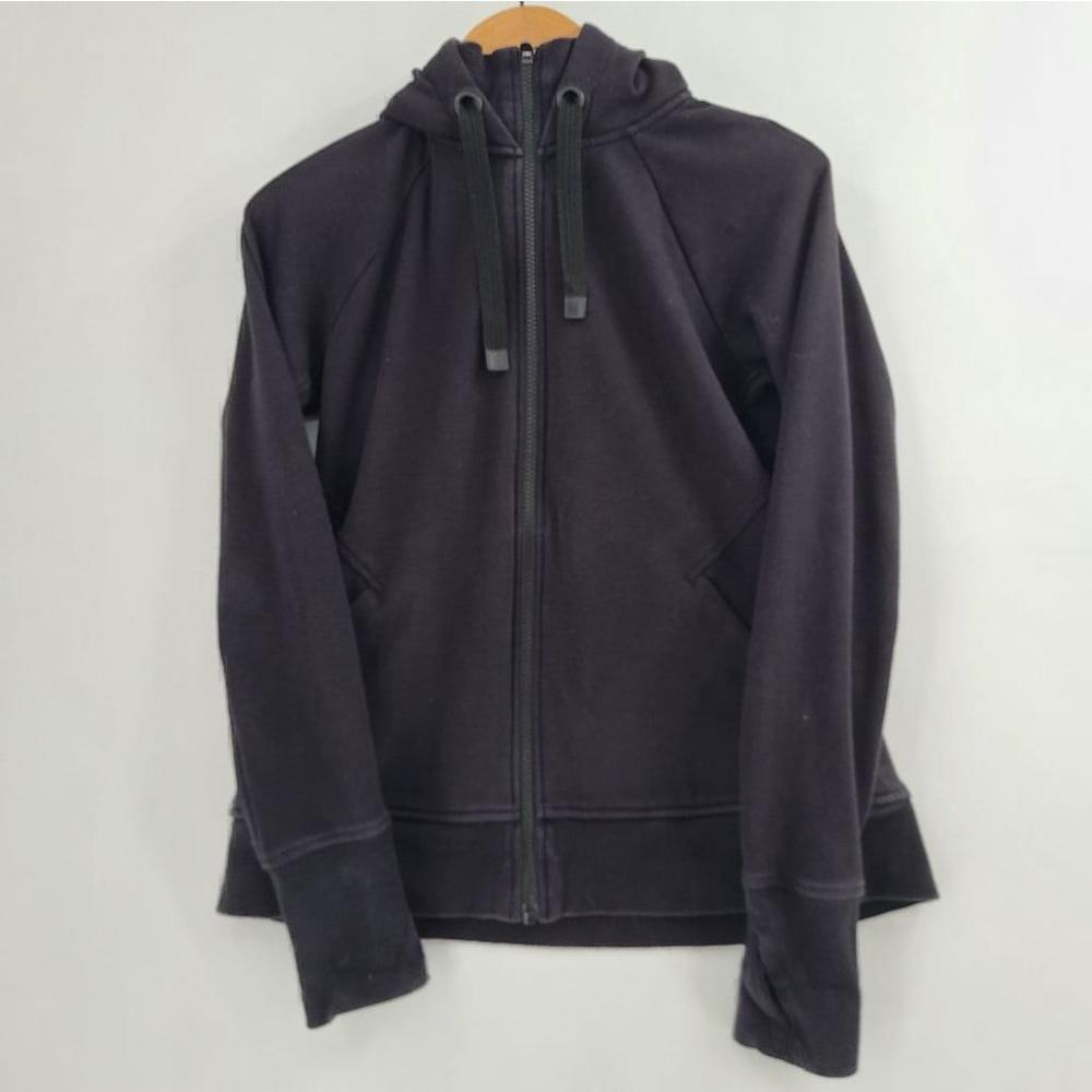 Women's Athleta Black Full-Zip Hoodie Size M